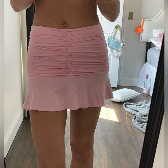 Light pink mini skirt - Picture 4 of 5